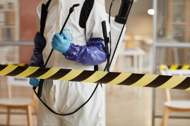 Professional Biohazard Cleanup technician working in Nellis AFB, NV